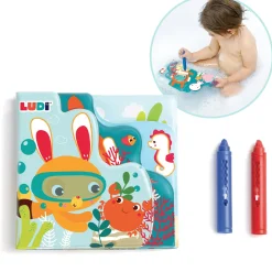 Ludi Livre de bain coloriage Multicolore
