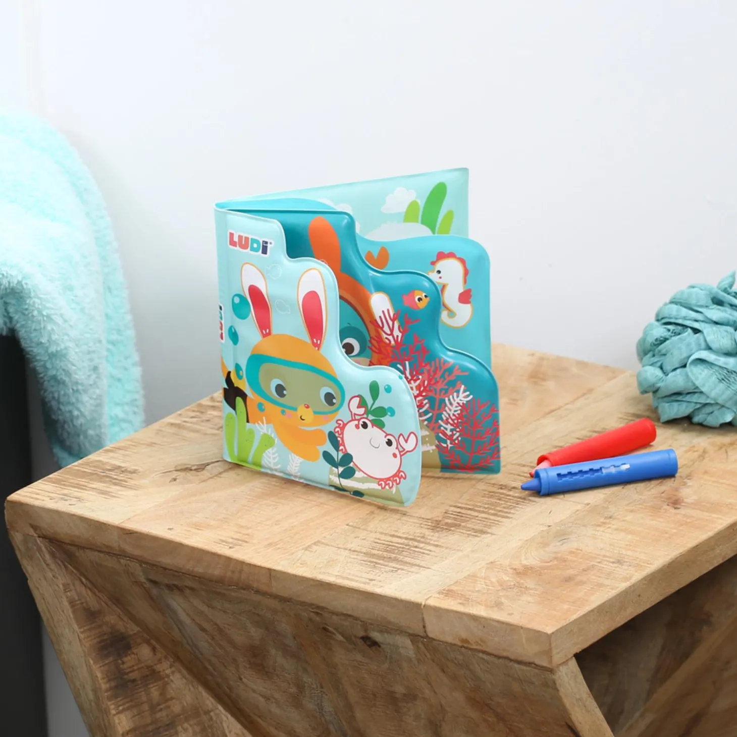Ludi Livre de bain coloriage Multicolore
