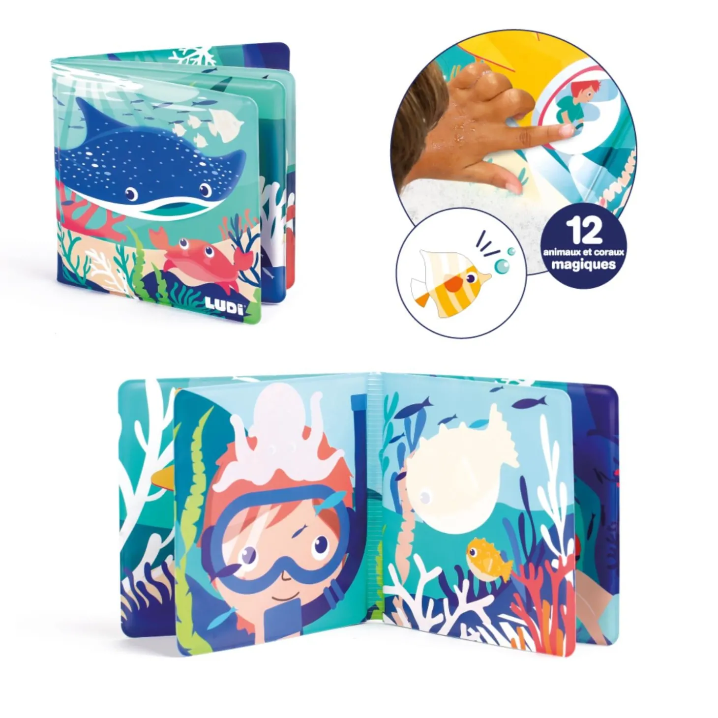 Ludi Livre de bain magique Multicolore