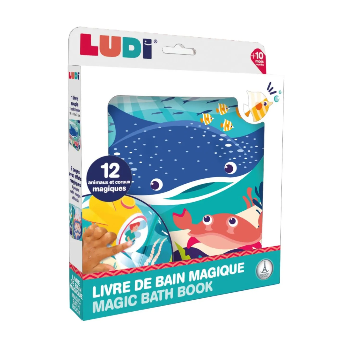 Ludi Livre de bain magique Multicolore
