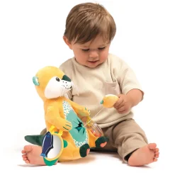 Ludi Peluche d'activités maman loutre Multicolore