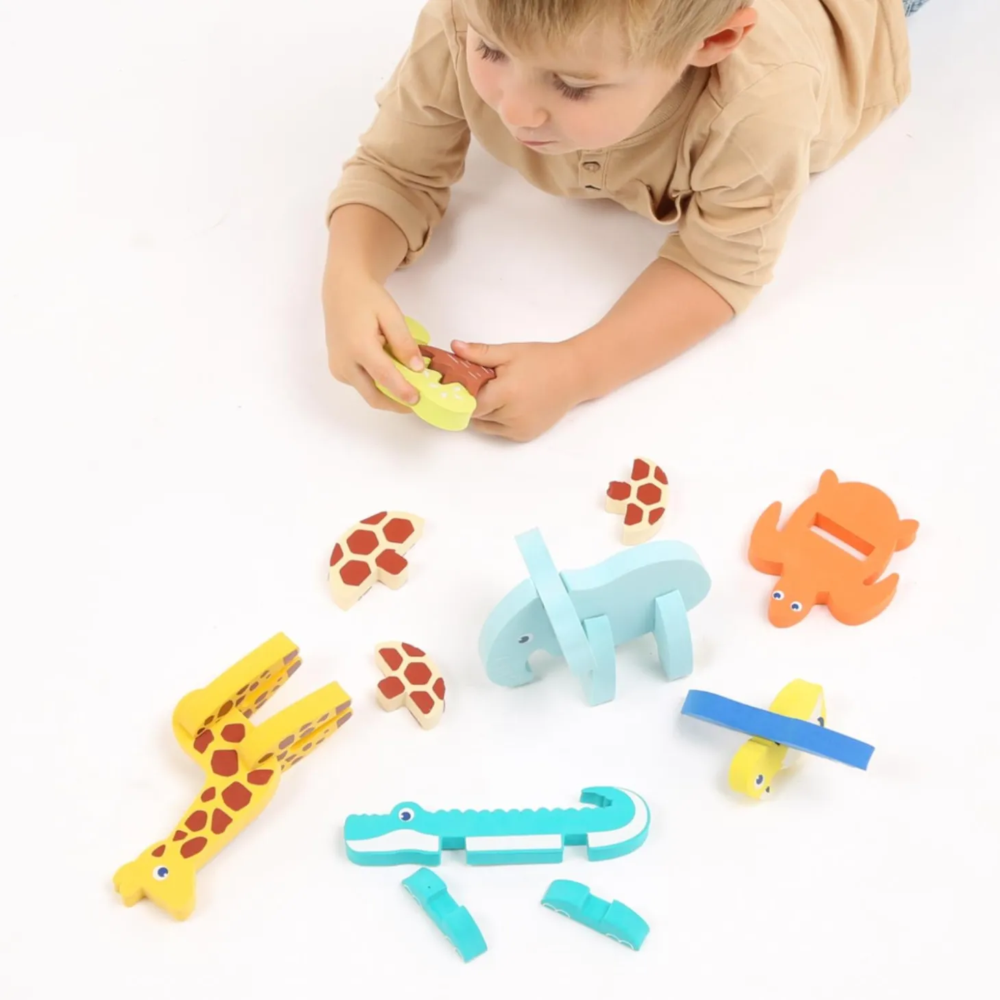 Ludi Puzzle 3d mousse Multicolore