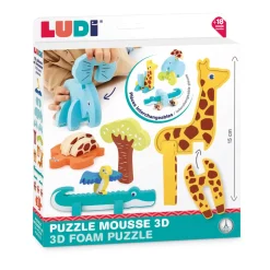 Ludi Puzzle 3d mousse Multicolore