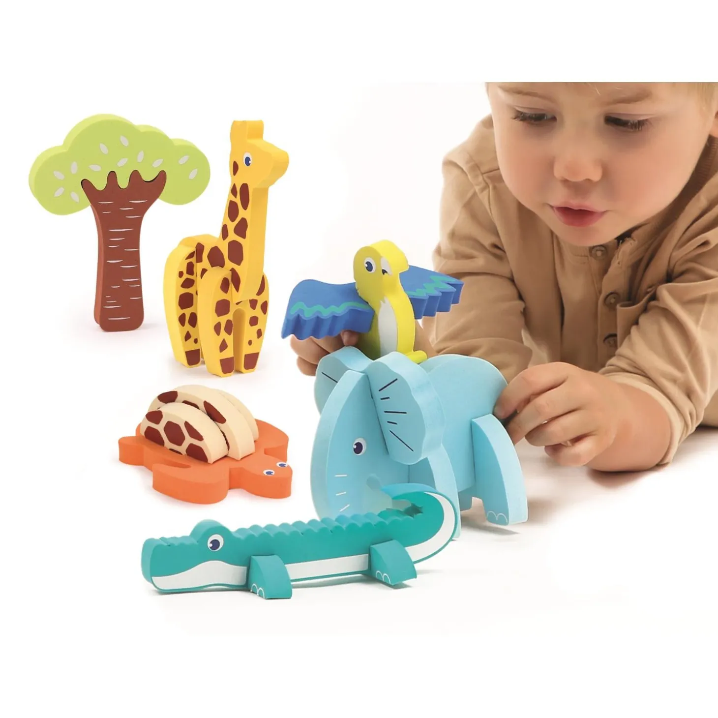 Ludi Puzzle 3d mousse Multicolore