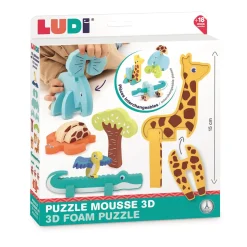 Ludi Puzzle 3d mousse Multicolore