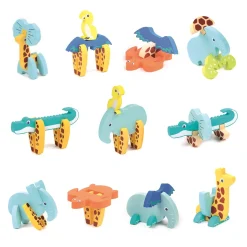 Ludi Puzzle 3d mousse Multicolore
