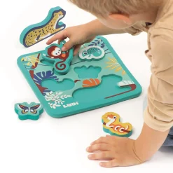 Ludi Puzzle mousse Multicolore