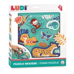 Ludi Puzzle mousse Multicolore