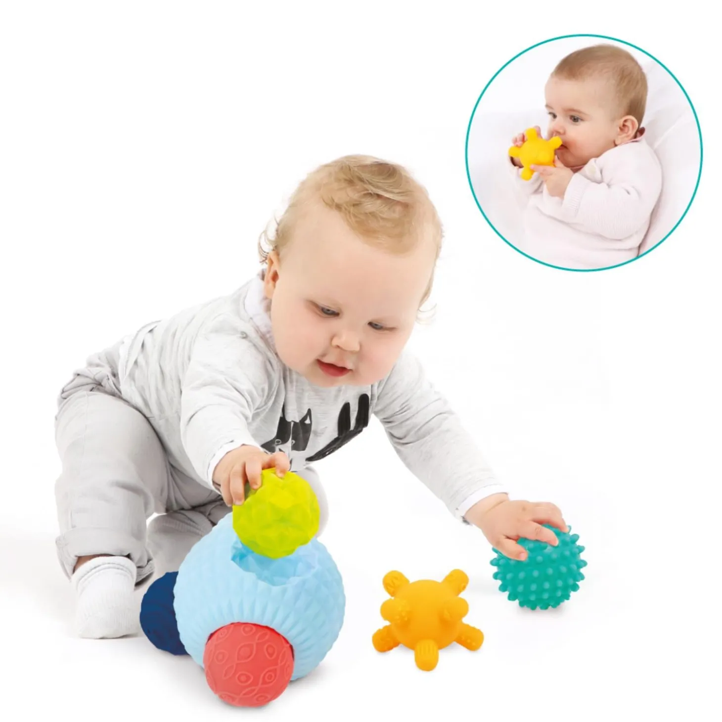Ludi Puzzle multi balles Multicolore