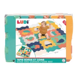 Ludi Tapis bords et Coins Multicolore