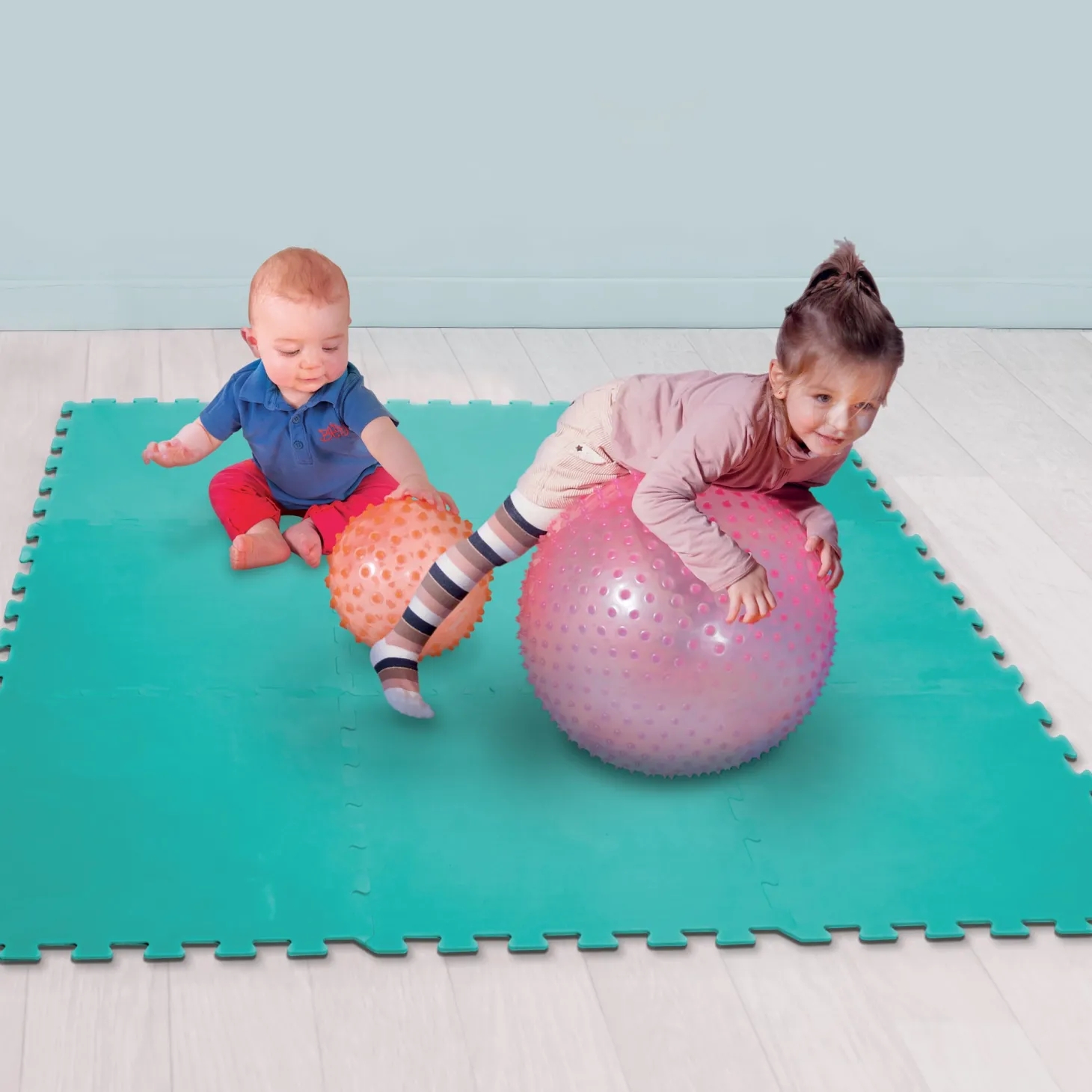 Ludi Tapis mousse Sport et loisirs Bleu