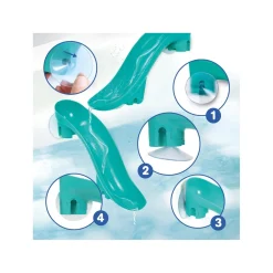 Ludi Toboggan de Bain Multicolore