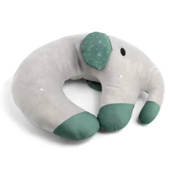 Maïka                    Coussin d'activités éléphant    Gris