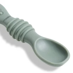 Maïka Cuillères d'apprentissage Silicone Vert