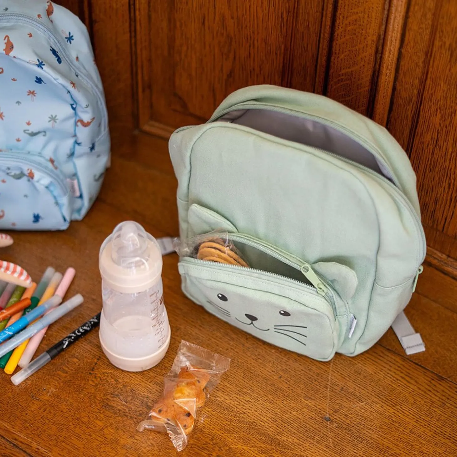 Maïka Sac à dos enfant Ecru Canvas