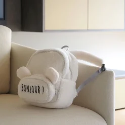 Maïka Sac à dos enfant Ecru Canvas