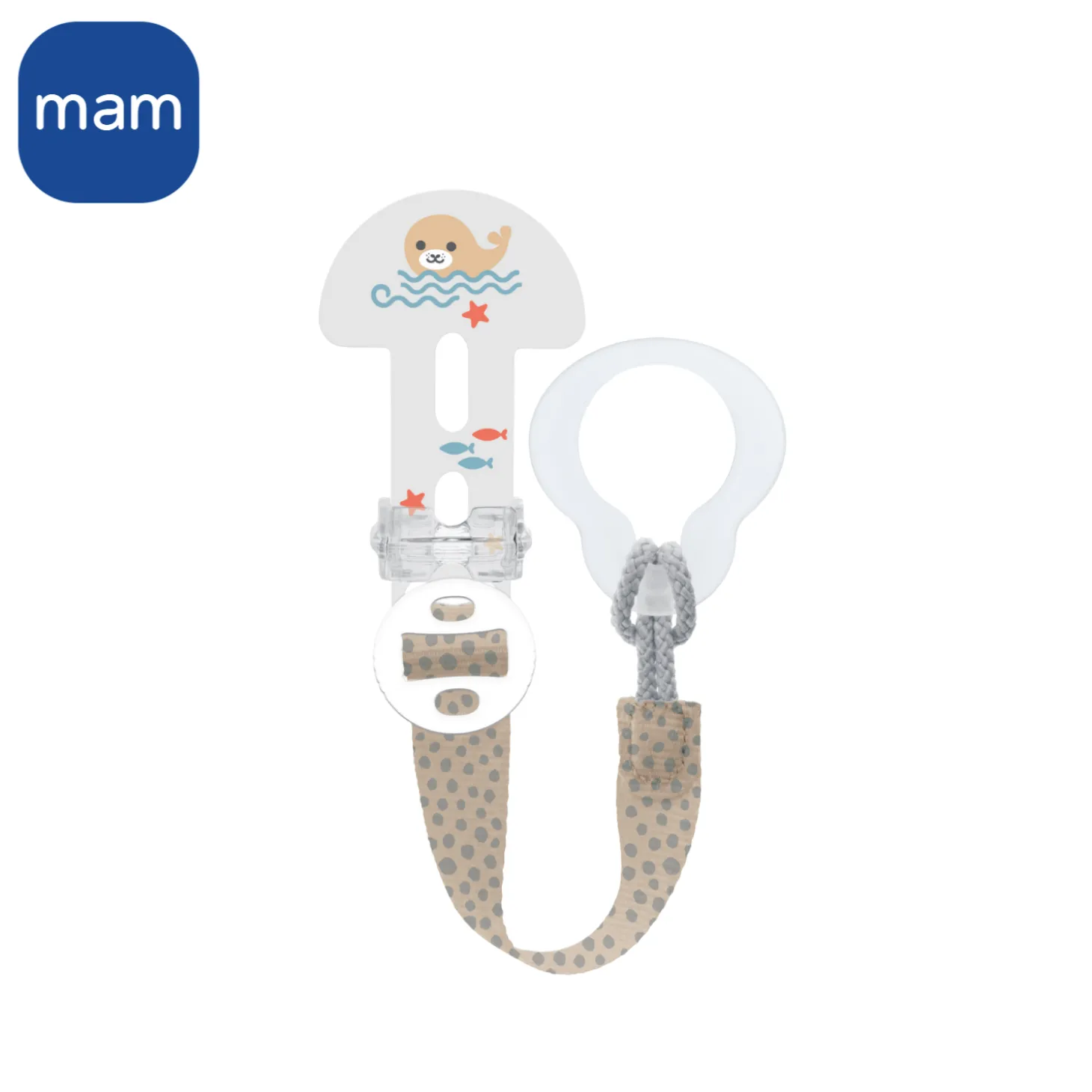 MAM BABY Attache-sucette Panaché