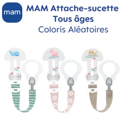 MAM BABY Attache-sucette Panaché