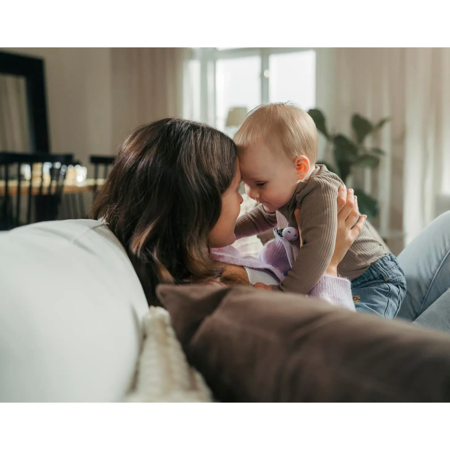 MAM BABY Attache-sucette tous âges Blush