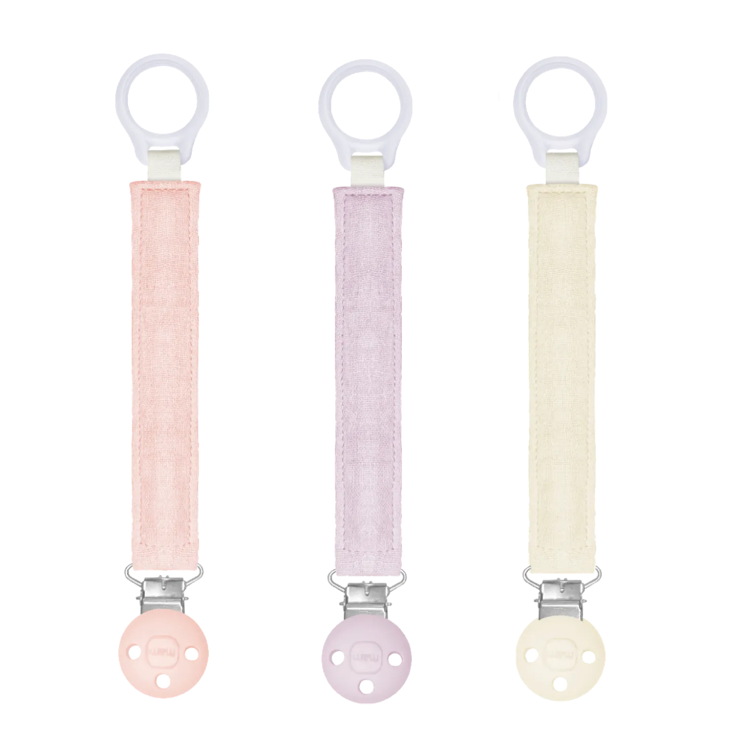 MAM BABY Attache-sucette tous âges Blush