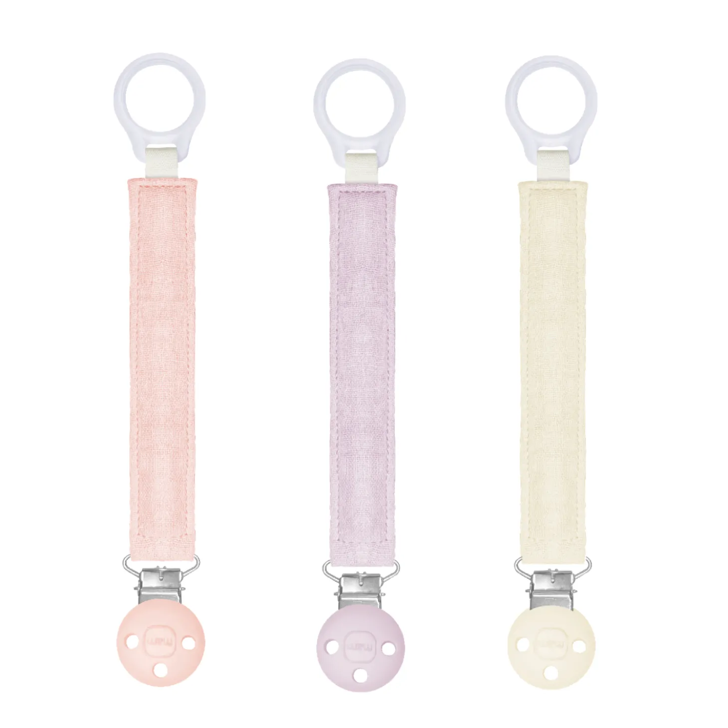 MAM BABY Attache-sucette tous âges Blush
