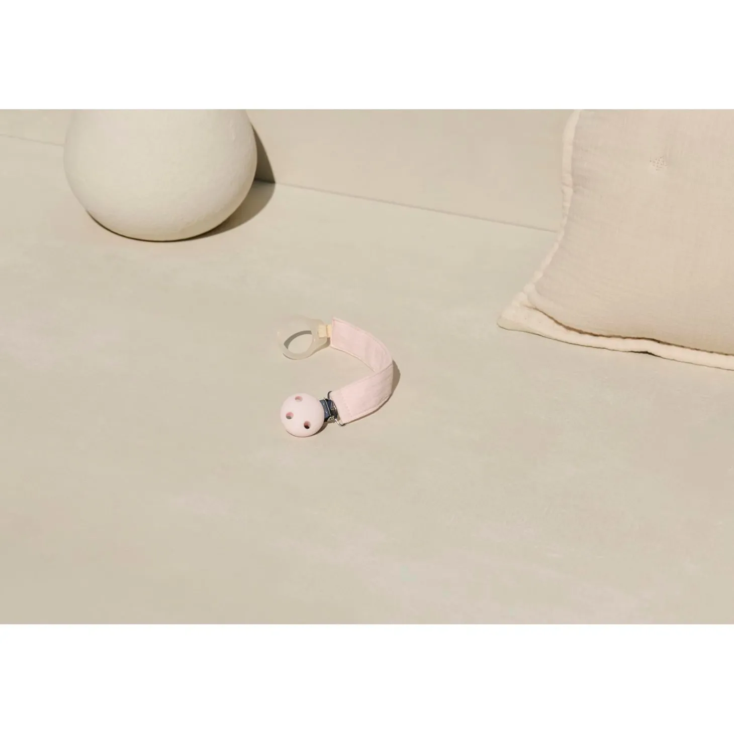 MAM BABY Attache-sucette tous âges Blush