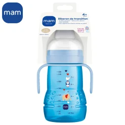 MAM BABY                    Biberon de transition    Bleu            220 ml