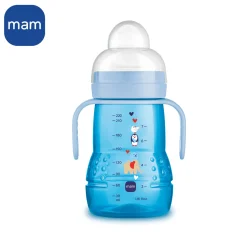 MAM BABY                    Biberon de transition    Bleu            220 ml