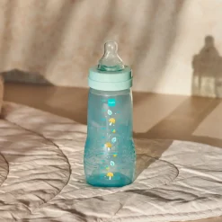 MAM BABY Biberon Easy Active Coloré Tétine Débit X Ice 330 ml