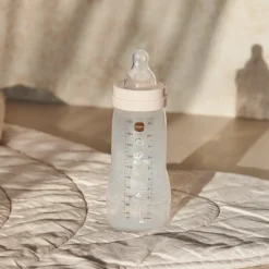 MAM BABY                    Biberon Easy Active Décoré Tétine Débit X    Sable            330 ml