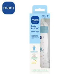 MAM BABY                    Biberon Easy Active Décoré Tétine Débit X    Océan            330 ml