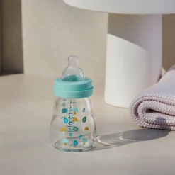MAM BABY                    Biberon verre    Bleu            170 ml