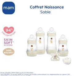 MAM BABY Coffret naissance Sable