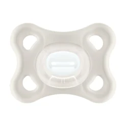 MAM BABY Lot de 2 Sucettes Comfort silicone Boîte de stérilisation Blanc 2 - 12 mois