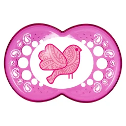 MAM BABY                    2 sucettes anatomiques + boîte stérilisation    Panaché            6 mois+