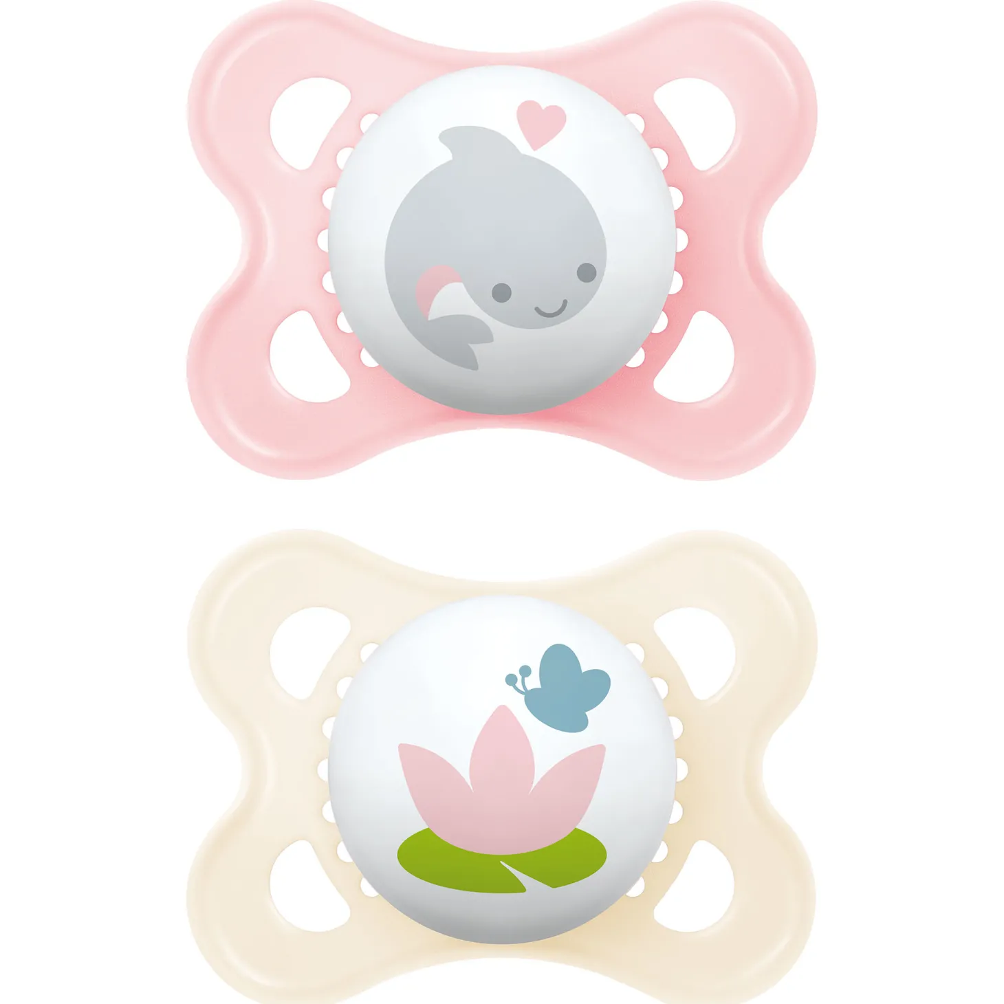 MAM BABY 2 sucettes Original Animaux