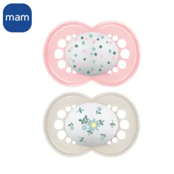 MAM BABY                    2 sucettes Original    Classique