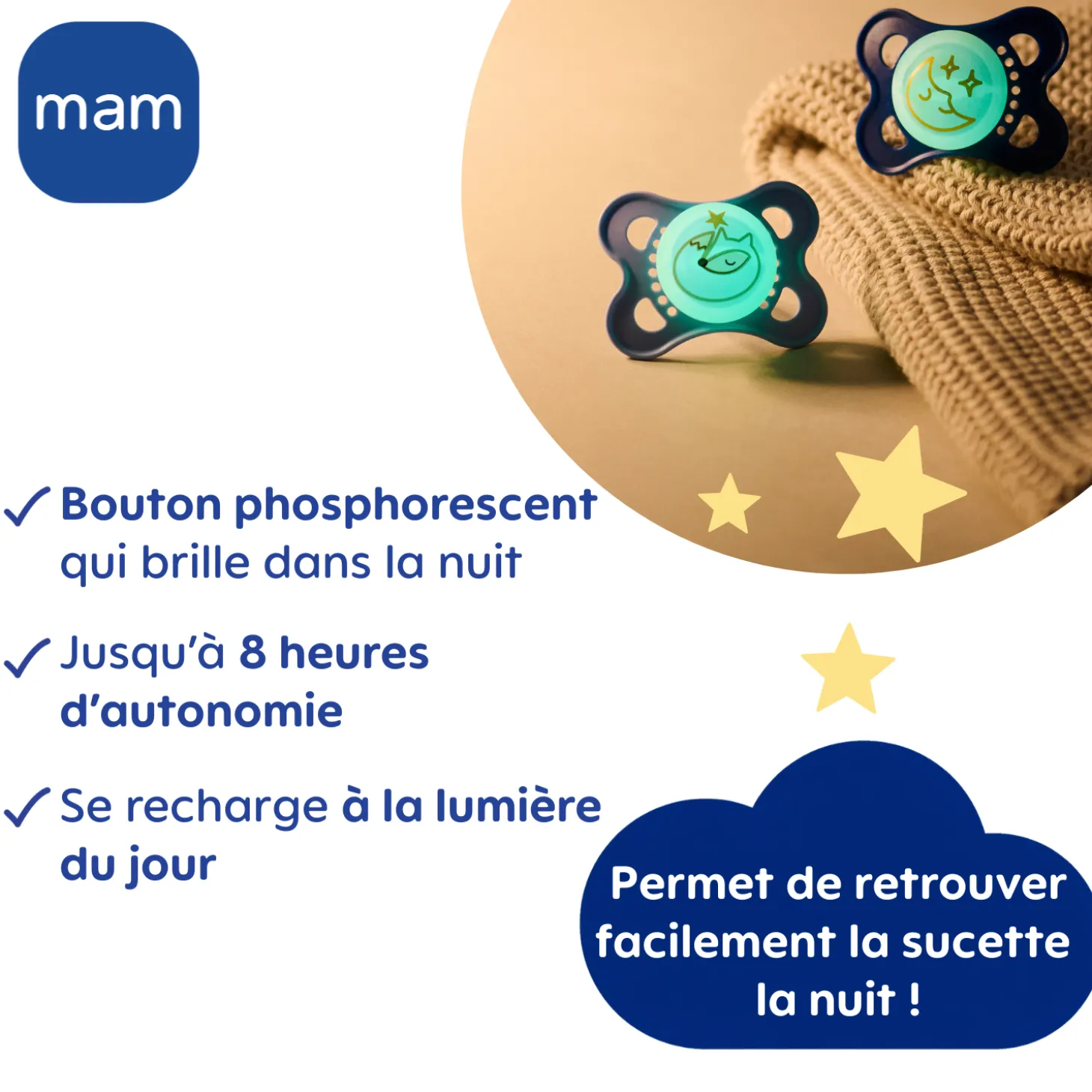 MAM BABY 3 sucettes Original Rose 18 mois +