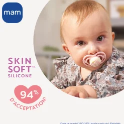 MAM BABY 2 sucettes Perfect nuit Animaux 18 mois+