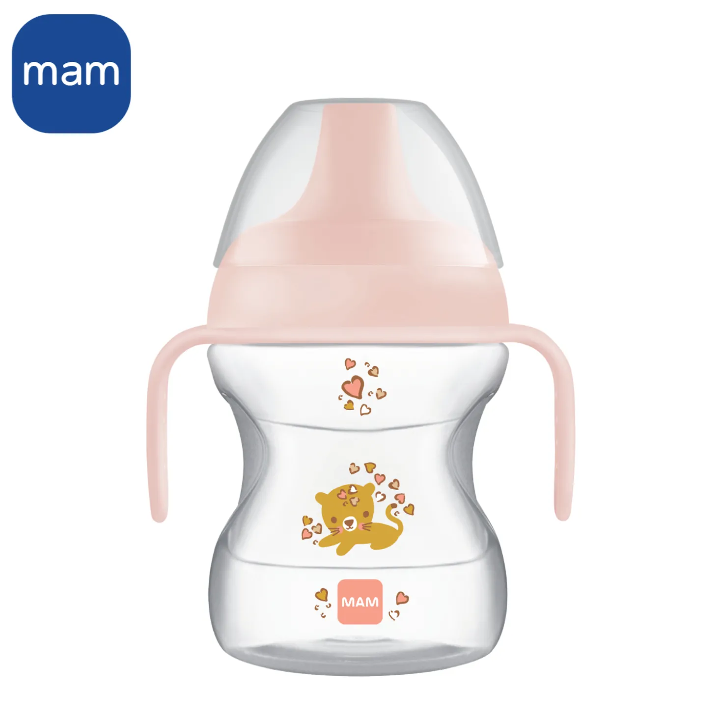 MAM BABY Tasse d'apprentissage avec anses Panaché 190 ml