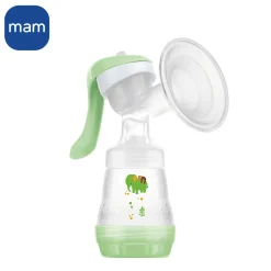 MAM BABY                    Tire-lait manuel avec kit d'allaitement    Vert