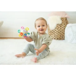 Manhattan Toys Jouet Click Clack Couleur Pop Multicolore