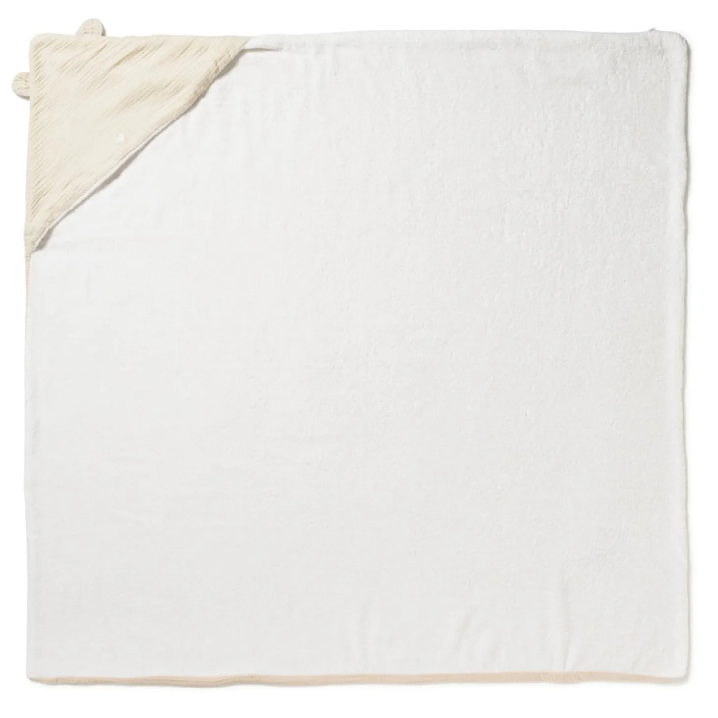 Marèse Cape de Bain Fluffy Soleil d'amour Beige 100x100 cm