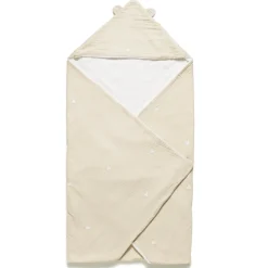 Marèse Cape de Bain Fluffy Soleil d'amour Beige 100x100 cm