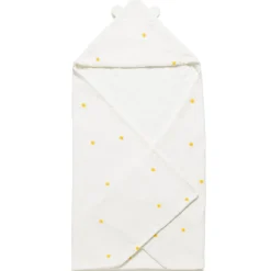 Marèse                    Cape De Bain Plume Soleil d'amour    Blanc            100x100 cm