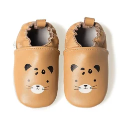Marèse                    Chaussons Cuir    Beige camel