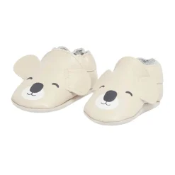 Marèse Chaussons Cuir Beige Koko