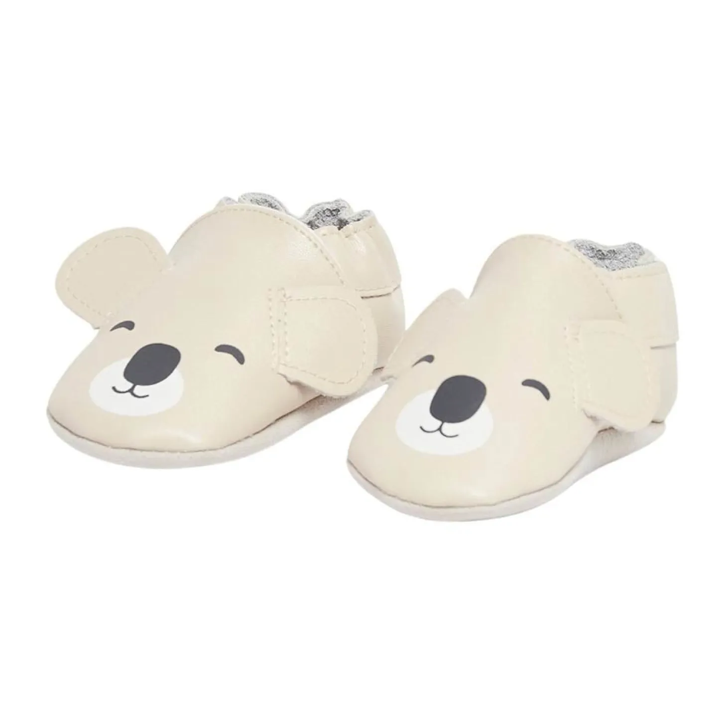 Marèse Chaussons Cuir Beige Koko