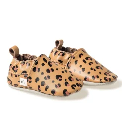 Marèse Chaussons Cuir Imprimé leopardo
