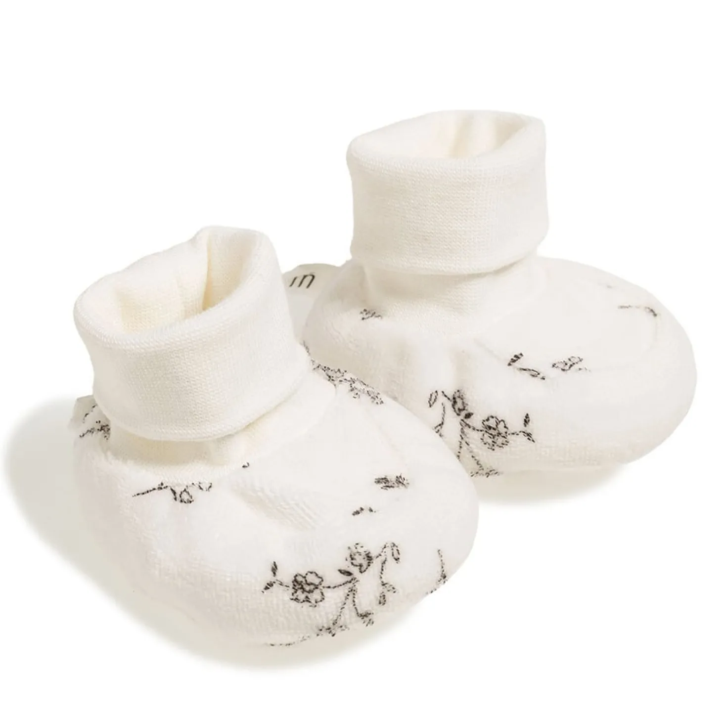 Marèse Chaussons Imprime Romantic Blanc
